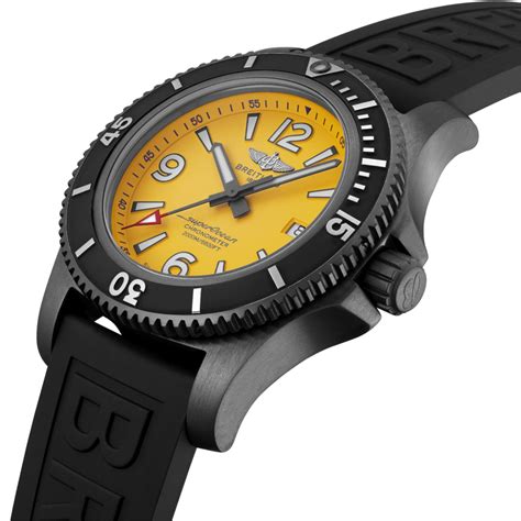 breitling superocean armband kautschuk kaufen|Superocean Automatic 46 Super Diver My22 .